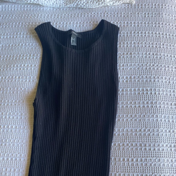 Black stretchy dress size L - Picture 3 of 5